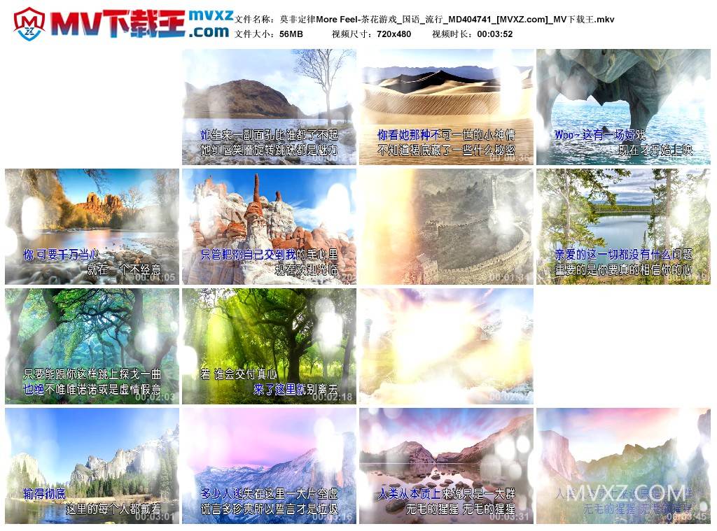 莫非定律More Feel-茶花游戏_国语_流行_MD404741